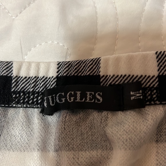 Nuggles, size Medium, black and white checkered skirt - Picture 2 of 3